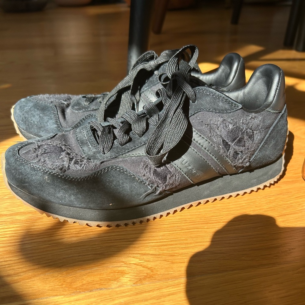 NWOT Altuzarra x Keds Black Distressed Driving Sneakers Bang On Trend Women’s 8